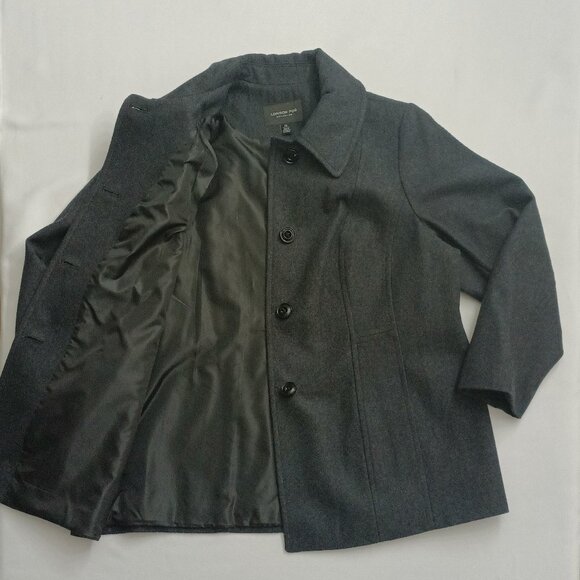 LONDON FOG Collections Women's Pea coat. Plus Size 1X - Picture 4 of 8